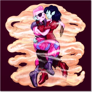 Vamp world, Bonnibel VS the Star - Adventure Time / Fionna and Cake fan art Posters and Art